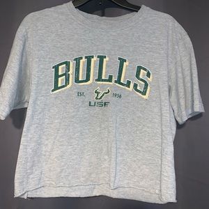 USF BULLS crop top